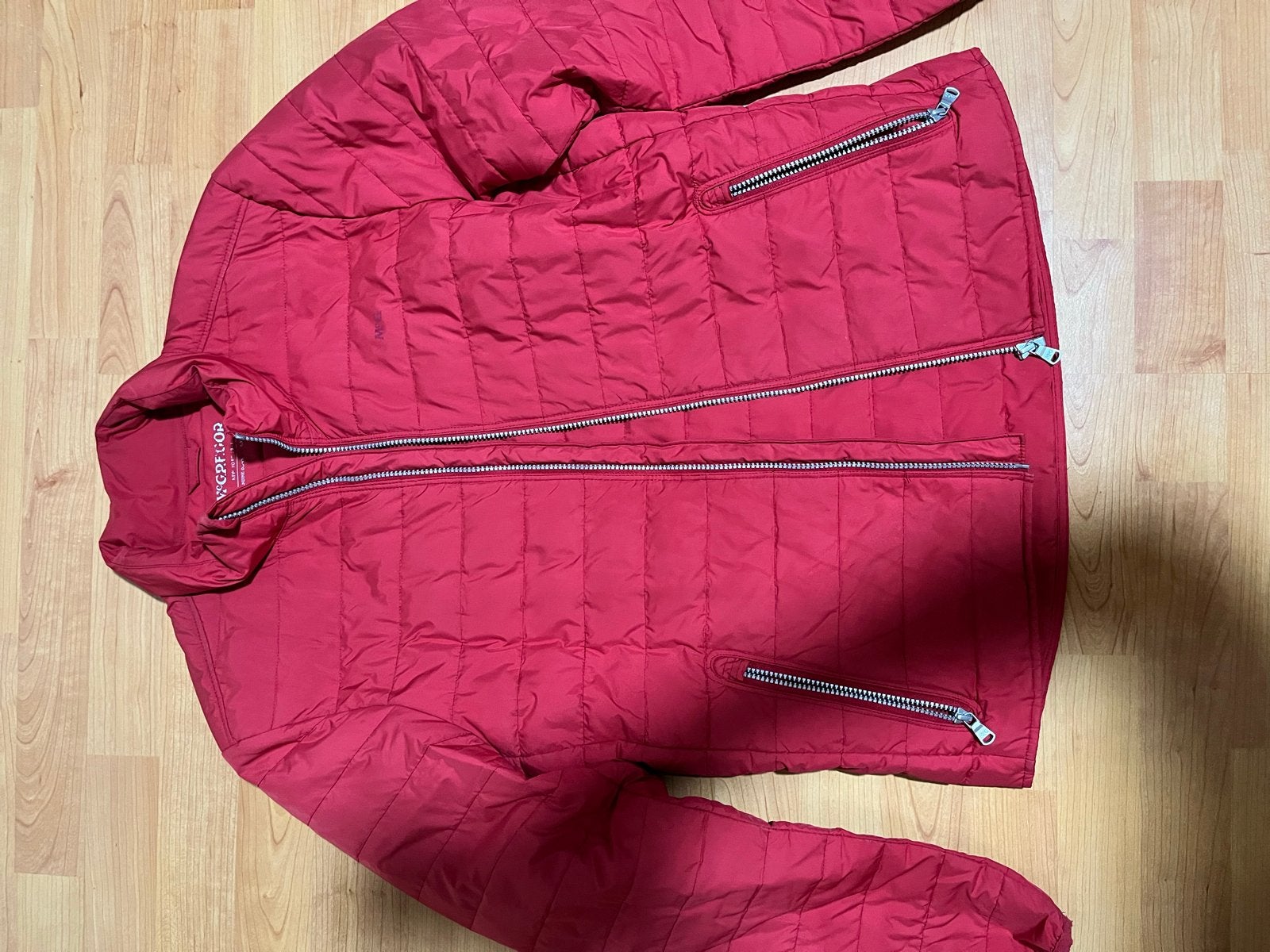 Unieke McGregor jas - Mooie rode jas, Ophalen of Verzenden, Gedragen, Maat 48/50 (M), Rood
