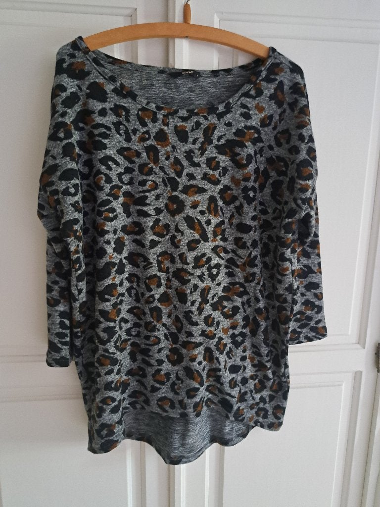 truitje panterprint (Only), Meerkleurig, Ophalen of Verzenden, ONLY, Maat 36 (S)