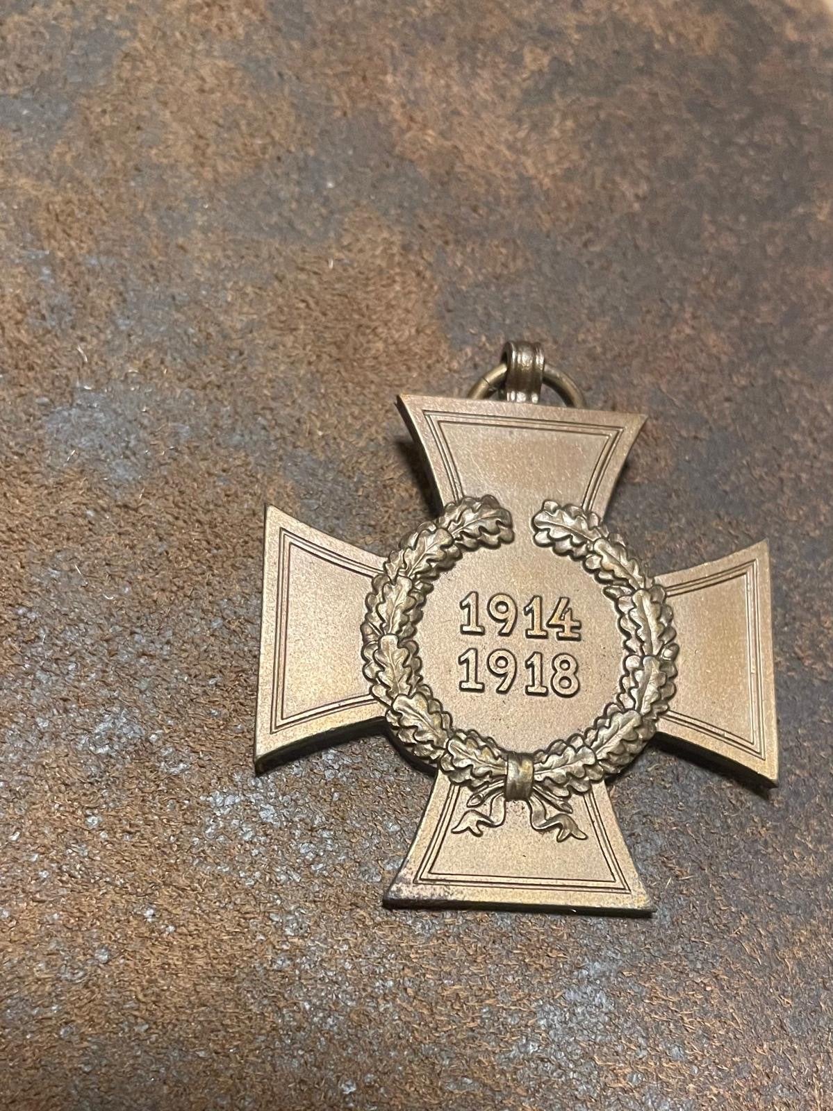 Duitsland Eerste Wereldoorlog Herdenkingskruis 1914-1918, Ophalen of Verzenden, Overige soorten, Duitsland, Lintje, Medaille of Wings
