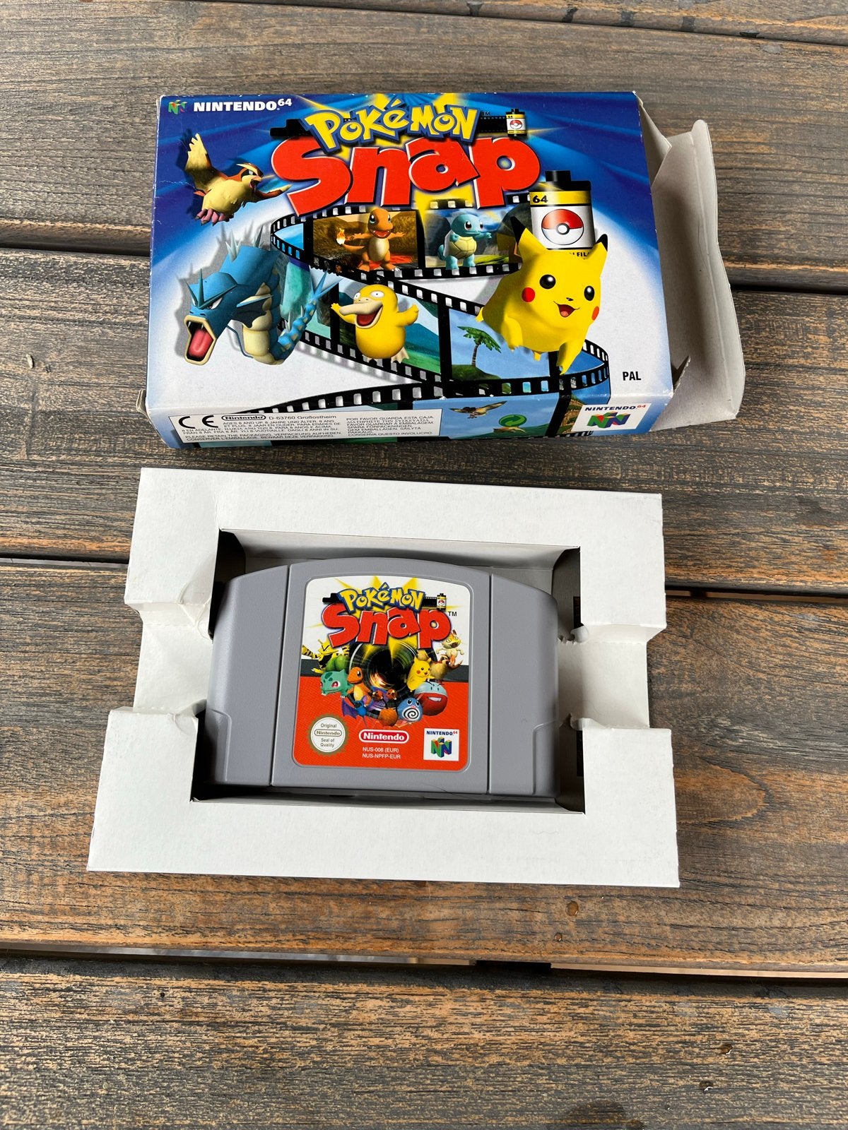 Pokemon Snap voor de Nintendo 64 (N64) - Compleet met doos, Spelcomputers en Games, Avontuur en Actie, Gebruikt, 1 speler, Ophalen of Verzenden