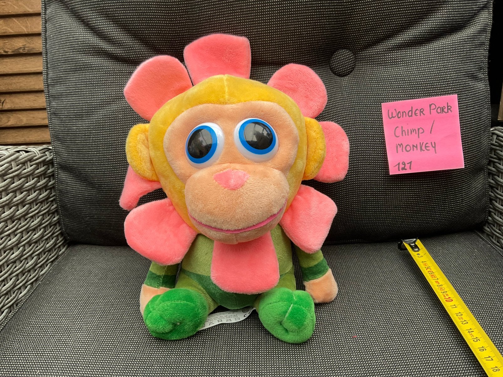 Zgan, niet kapot, Wonder park Chimp of Monkey knuffel, Ophalen, Zo goed als nieuw, Overige typen