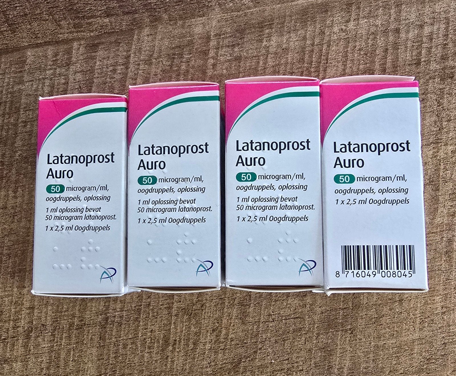 Latanoprost Auro oogdruppels 50 microgram/ml, Sport en Fitness, Gezondheidsproducten en Wellness, Ophalen, Nieuw, Overige typen