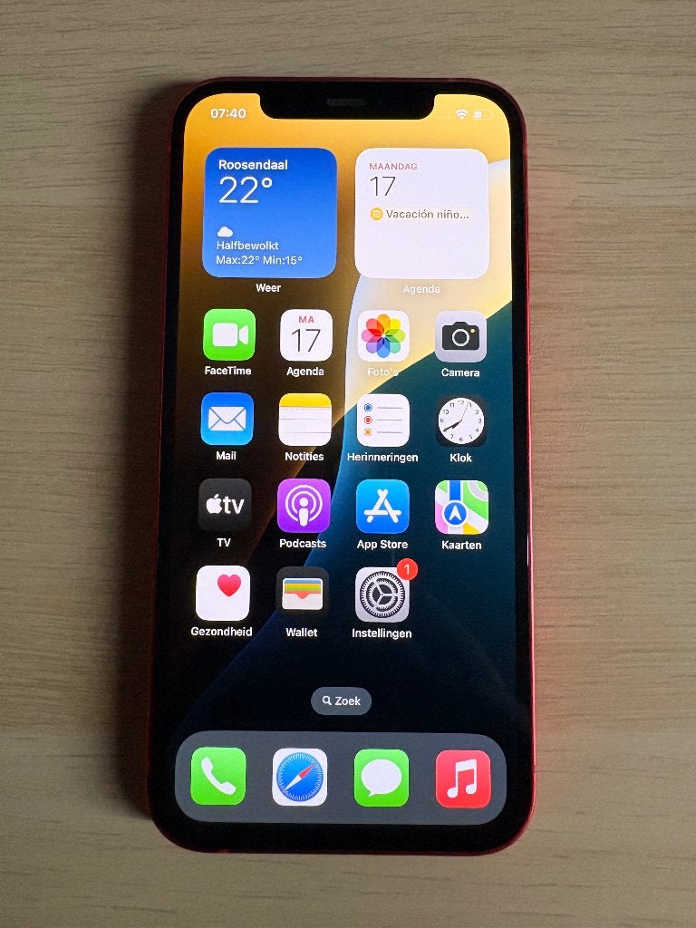 iPhone 12 64GB Rood – Zeer nette staat – Volledig werkend, Telecommunicatie, Mobiele telefoons | Apple iPhone, Ophalen of Verzenden