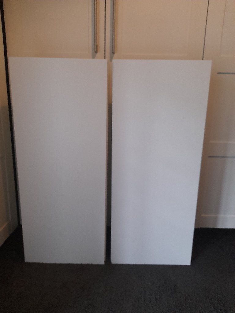 2 x Badkamer bovenkast, Godmorgon ,wit, Ophalen, (Half)hoge kast, 50 tot 100 cm, Zo goed als nieuw