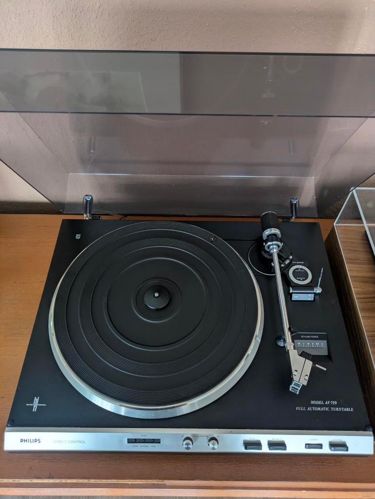 Mooie Philips 729 Platenspeler, Ophalen, Philips, Gebruikt, Automatisch
