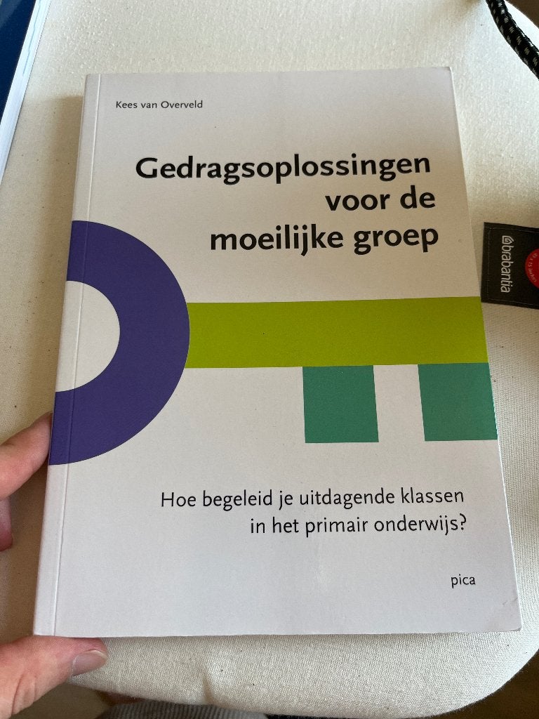 Gedragsoplossingen voor de moeilijke groep - PABO, Zo goed als nieuw, Alpha, Kees van Overveld, HBO