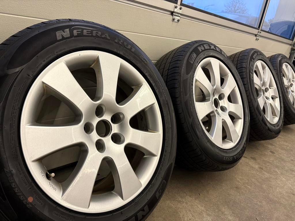 17 inch Volkswagen Tiguan velgen zomer 5x112, Gebruikt, Banden en Velgen, 17 inch, 235 mm
