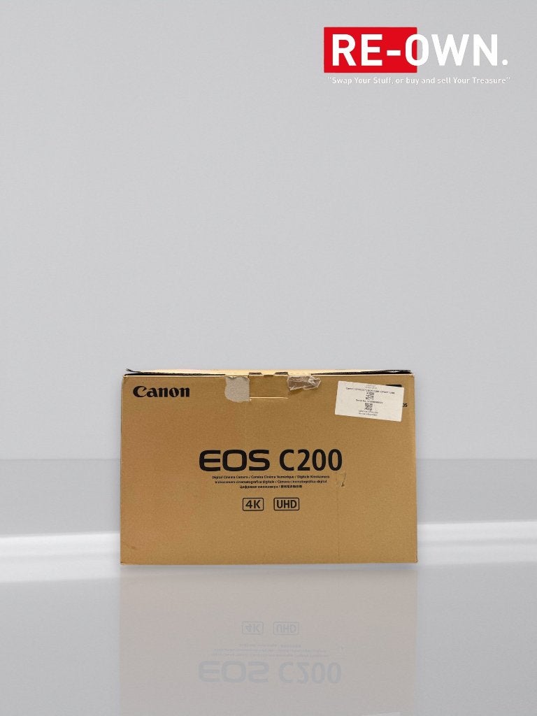 Canon Eos C200 videocamera + lens + doos (canon EF), Canon, Overige typen, Zo goed als nieuw, Geheugenkaart