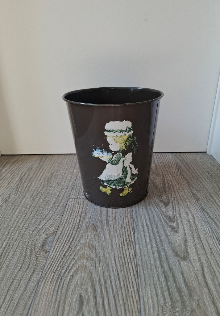 Vintage Prullenmand van Sarah Kay / Holly Hobbie - 1974, Ophalen of Verzenden, Huis en Inrichting