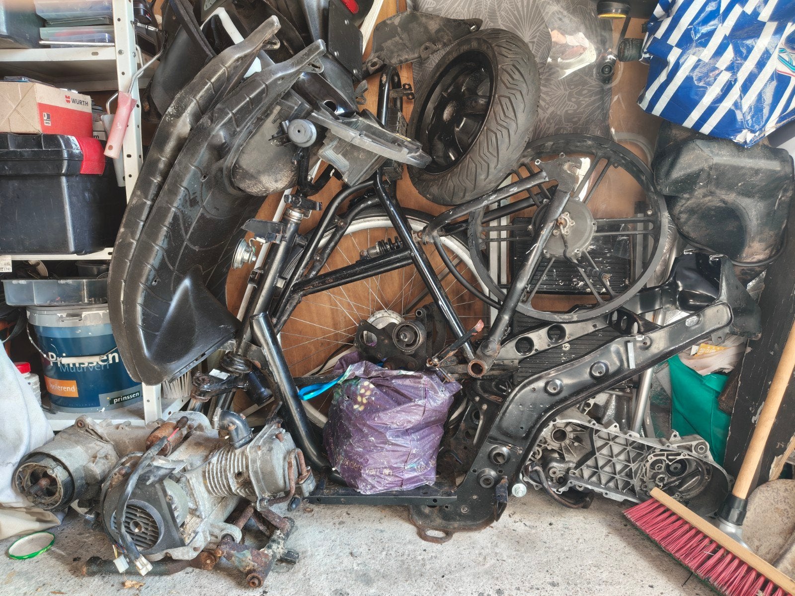 Piaggio zip 2000 4t 2v onderdelen, Ophalen, Gebruikt, Zip, Benzine