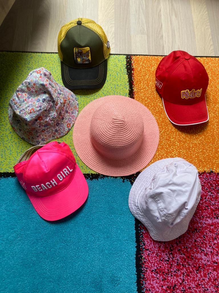 Zomer hoedjes maat 146-152, Kinderen en Baby's, Kinderkleding | Petten en Hoeden, Ophalen of Verzenden, Gebruikt, 146 t/m 152