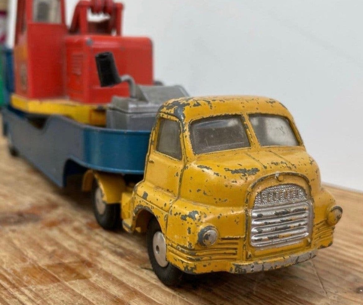 Corgi Toys Commer 'Carrimore' Low-Loader met graafmachine, Antiek en Kunst, Ophalen of Verzenden