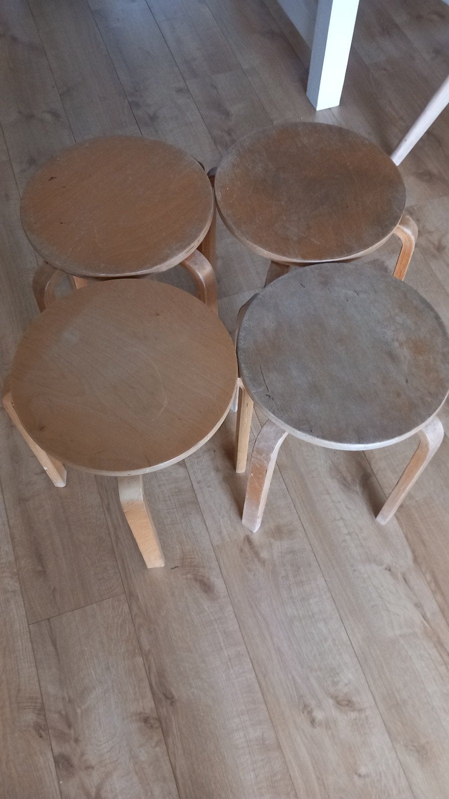 Vintage IKEA Frosta krukjes (4 stuks) - TLC nodig, Huis en Inrichting, Ophalen, Gebruikt, Hout
