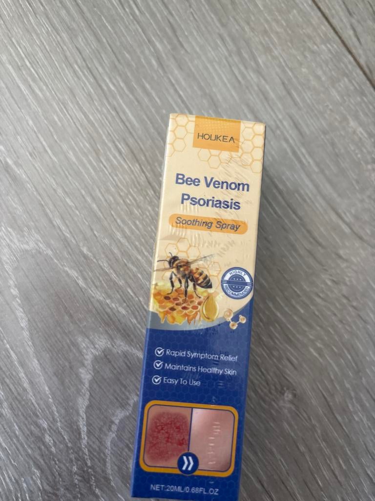 HOUKEA Bijengif Psoriasis Verzachtende Spray 20ML, Ophalen of Verzenden, Nieuw, Gehele gezicht, Verzorging