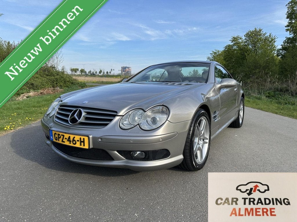 Mercedes SL-klasse 350 AMG 2003 ZEER MOOI 👌🏻 NWE APK, Auto's, Mercedes-Benz, Automaat, Achterwielaandrijving, Gebruikt, 1670 kg