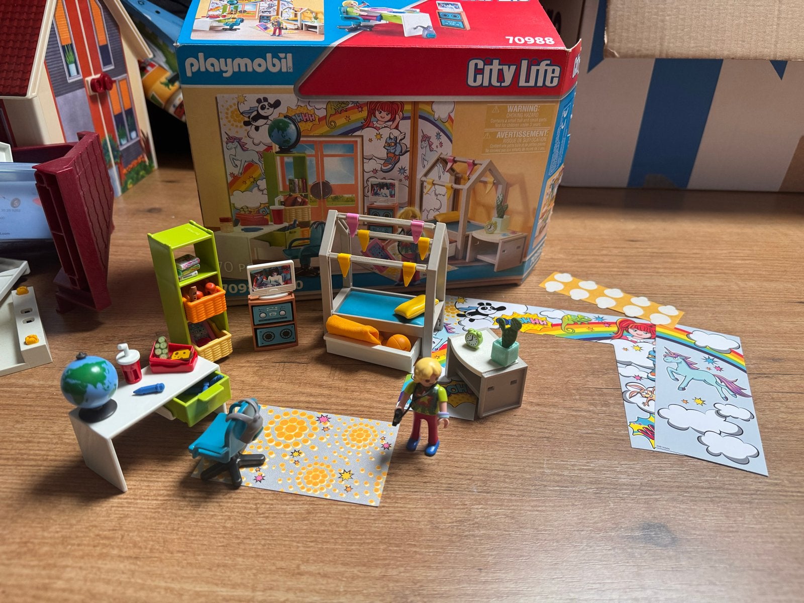 Playmobil City Life: Compleet ingerichte tienerkamer, Ophalen of Verzenden, Zo goed als nieuw, Jongen of Meisje