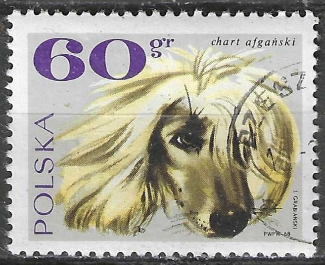 Polen 1969 - Yvert 1750 - Afghaanse Windhond (ST), Verzenden, Polen, Gestempeld