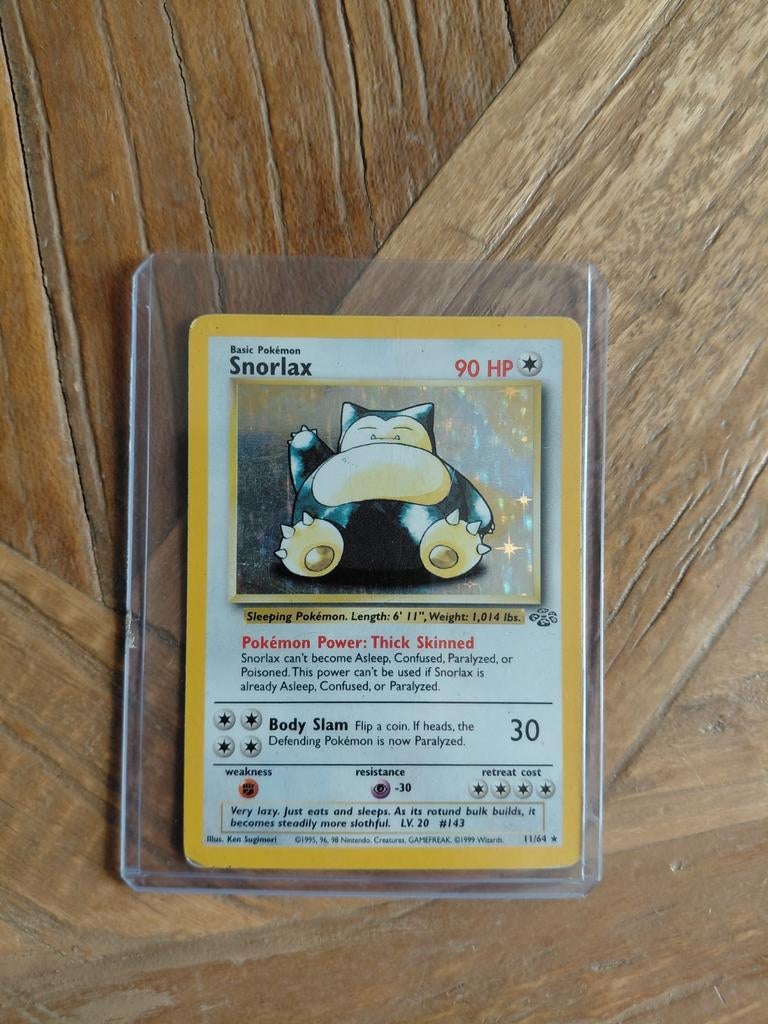 Pokémon kaart Snorlax, Ophalen of Verzenden