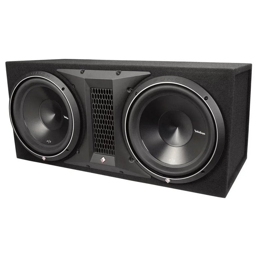 Rockford Fosgate Punch P3-2x12 12 inch subwoofer 2400W, Auto diversen, Autospeakers, Audio Design, Nieuw, Am Breilingsweg 3, 76709 Kronau, Duitsland