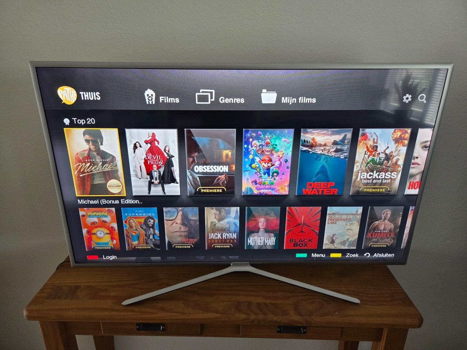 Samsung Led Smart tv 4K UHD 49 inch, Ophalen, 50 Hz, Zo goed als nieuw, Samsung