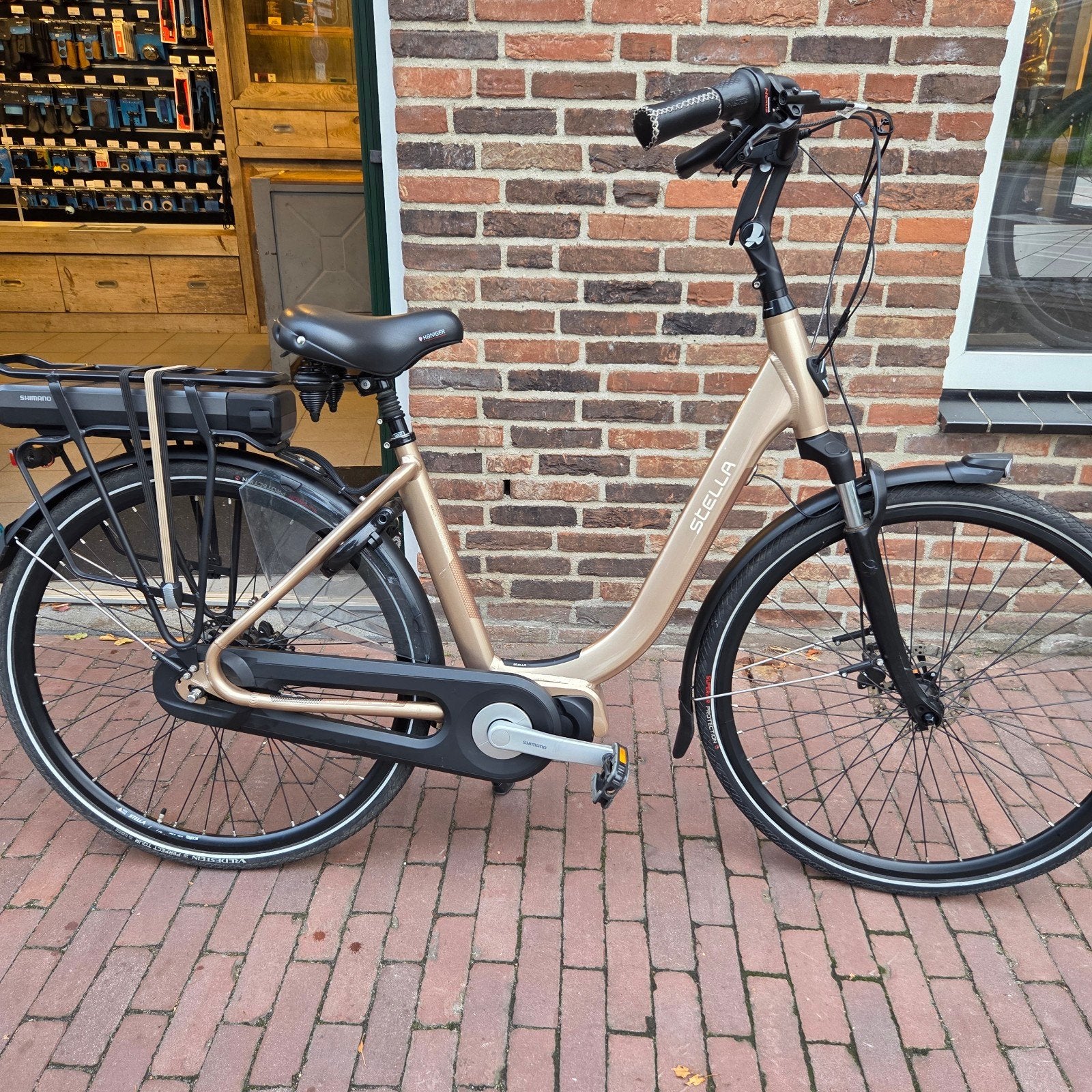 Stella Livorno shimano middenmotor maat 48, Gebruikt, 47 tot 51 cm, 50 km per accu of meer, Ophalen