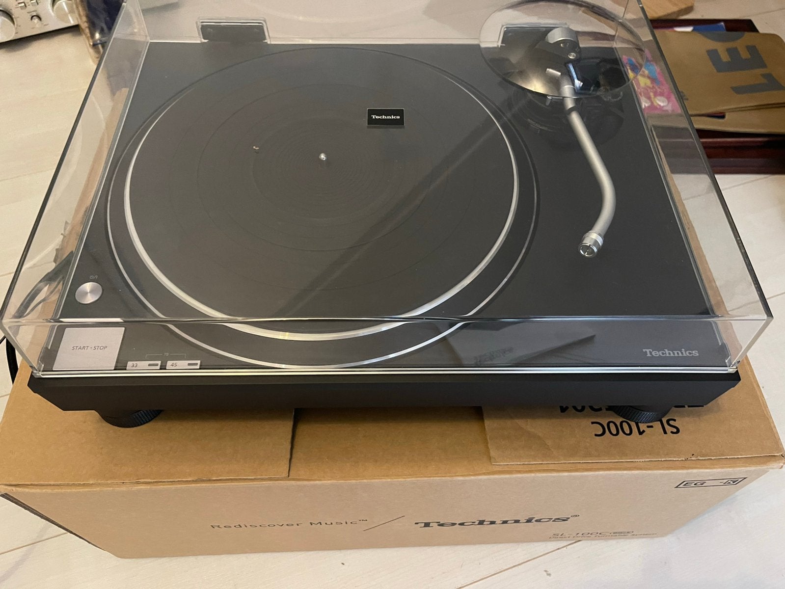 Technics SL 100c  33/45/78, Ophalen, Zo goed als nieuw, Technics