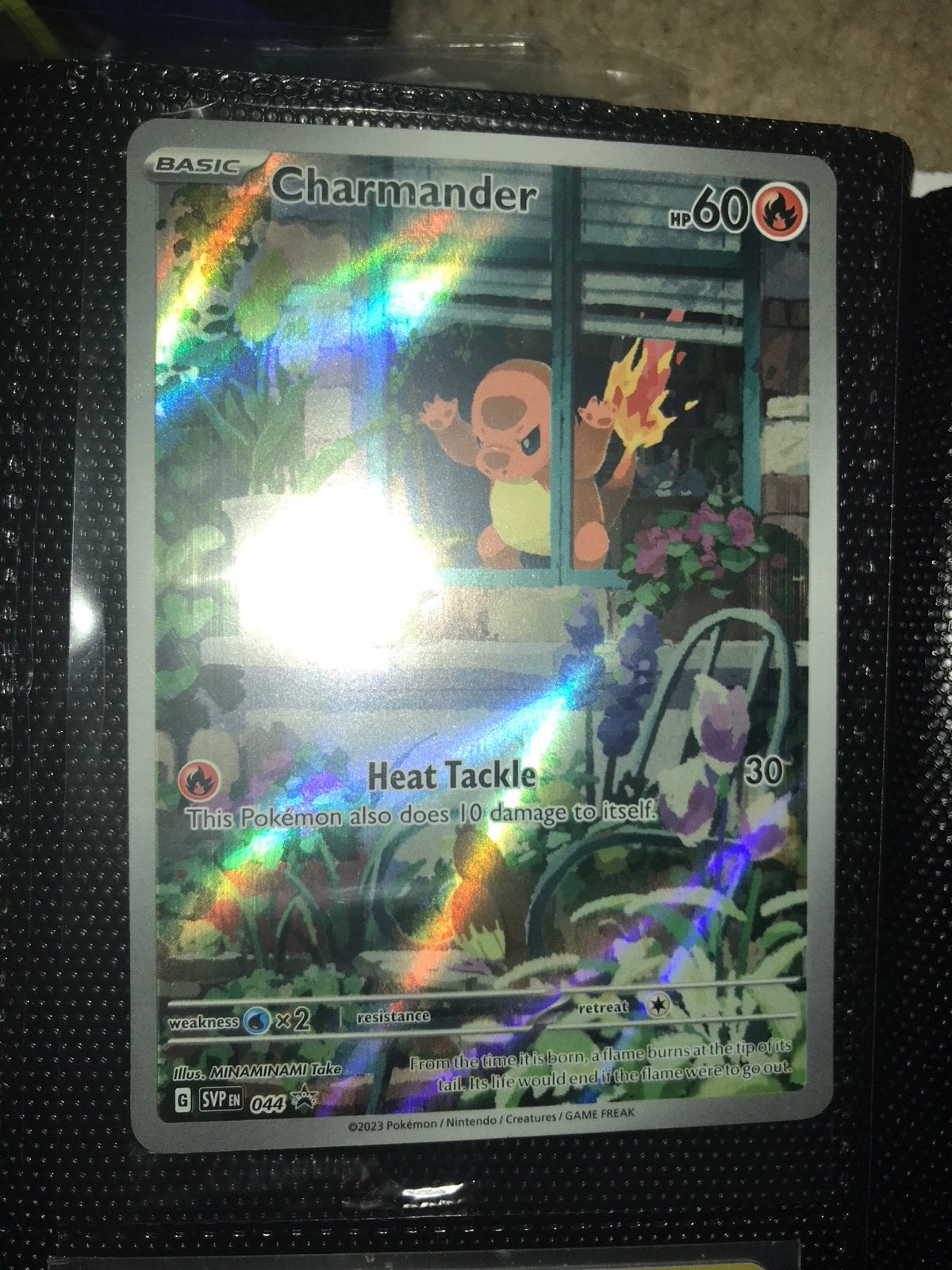 Charmander SVPER 044 Pokémon Kaart - Nieuwstaat, Ophalen of Verzenden, Nieuw, Losse kaart, Foil