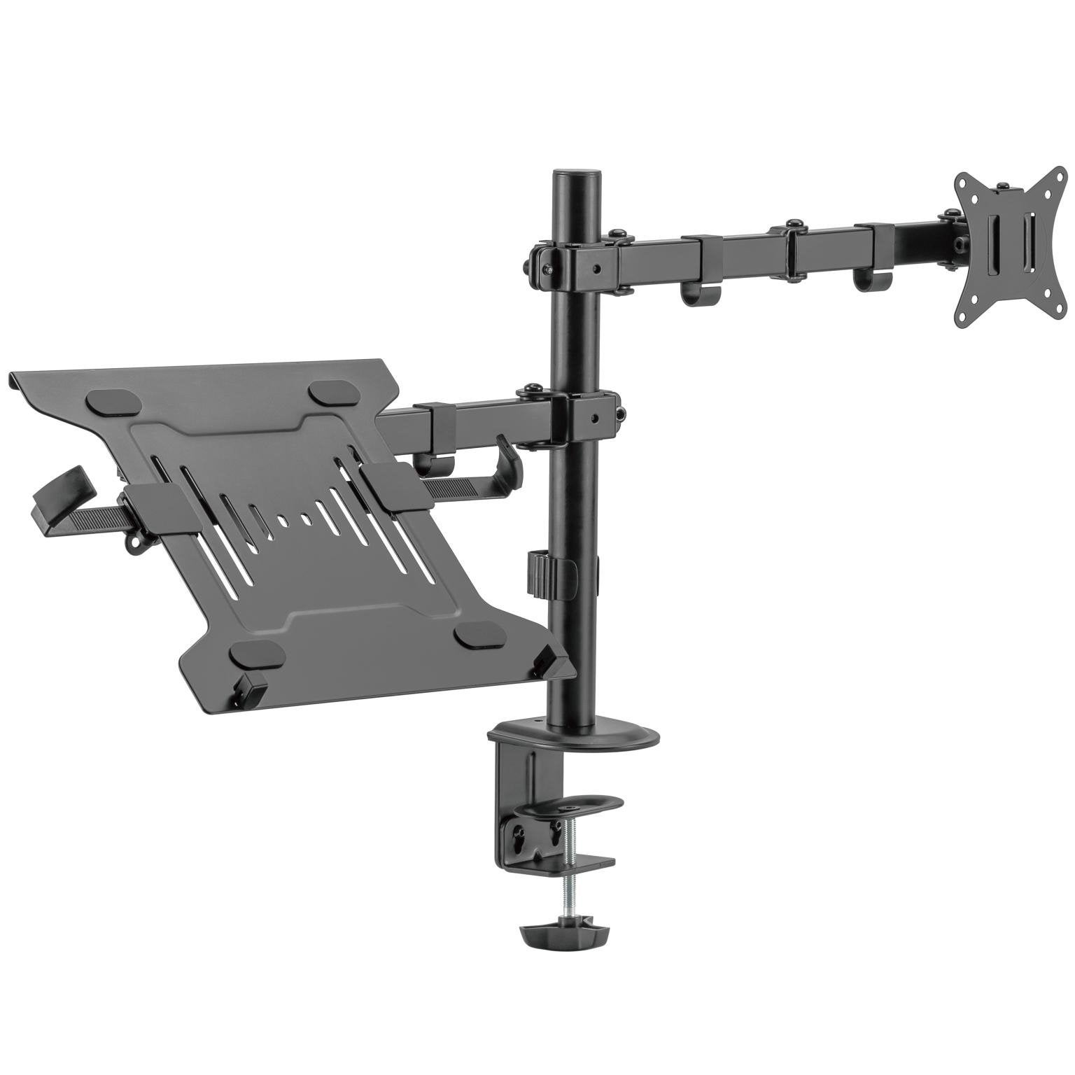 Newstar monitor en laptop arm, Computers en Software, Monitoren, In hoogte verstelbaar, Ophalen of Verzenden, Zo goed als nieuw