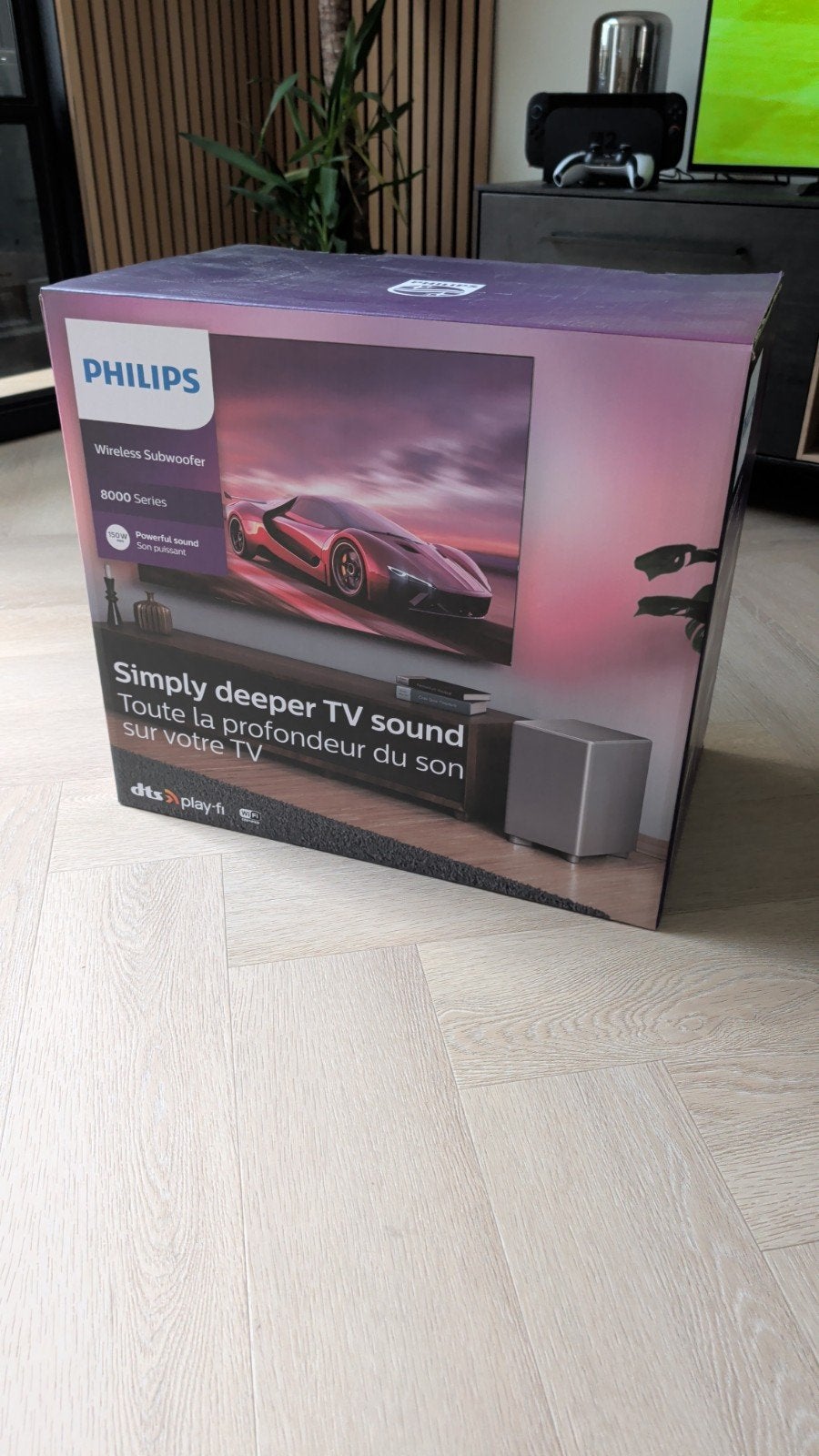 Philips TAW8506 Draadloze Subwoofer 8000 Serie, Audio, Tv en Foto, Ophalen, Philips, Subwoofer, Nieuw