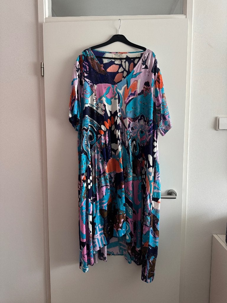 Prachtige Orientique jurk maat 46, Kleding | Dames, Ophalen of Verzenden, Zo goed als nieuw, Meerkleurig, Jurk