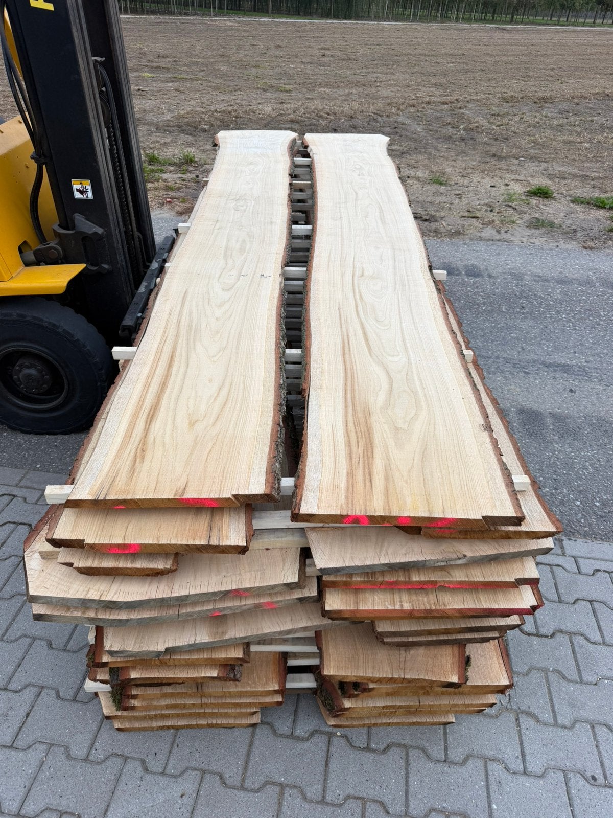 28 mooie eiken Schaaldelen 350×30-40×2,5 cm