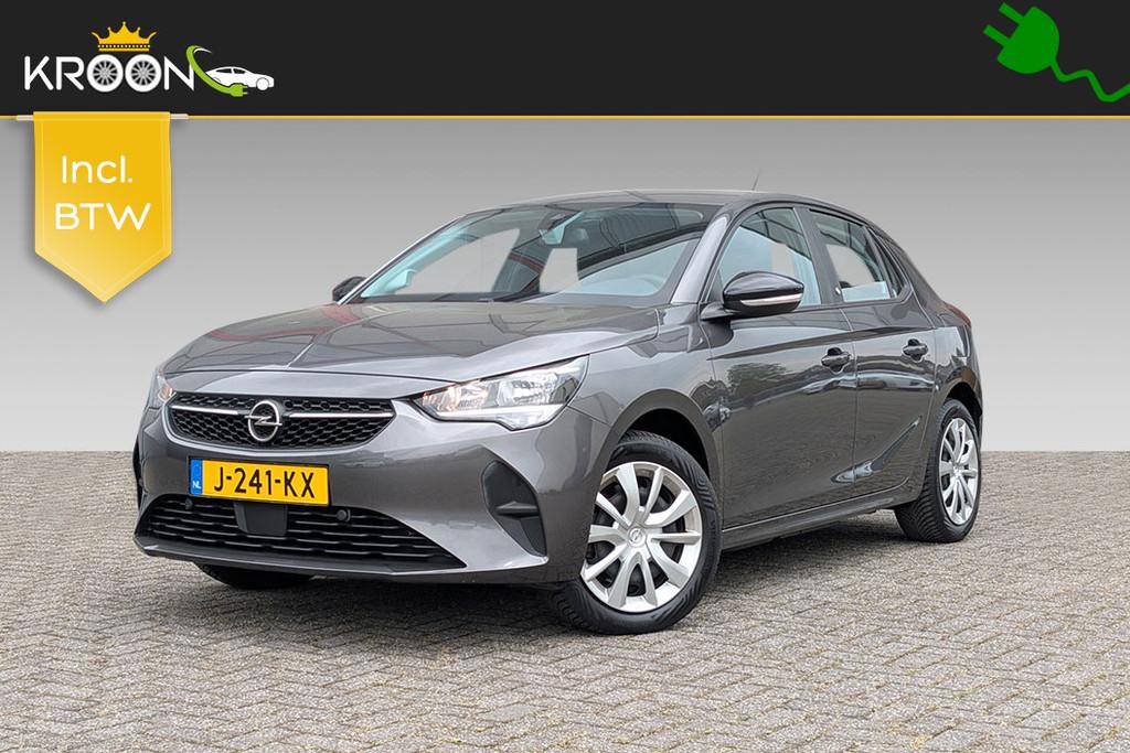 Opel CORSA-E Edition 50kWh 3-Fase SOH 93% (bj 2020), 330 km, Gebruikt, Zwart, Met garantie (alle)