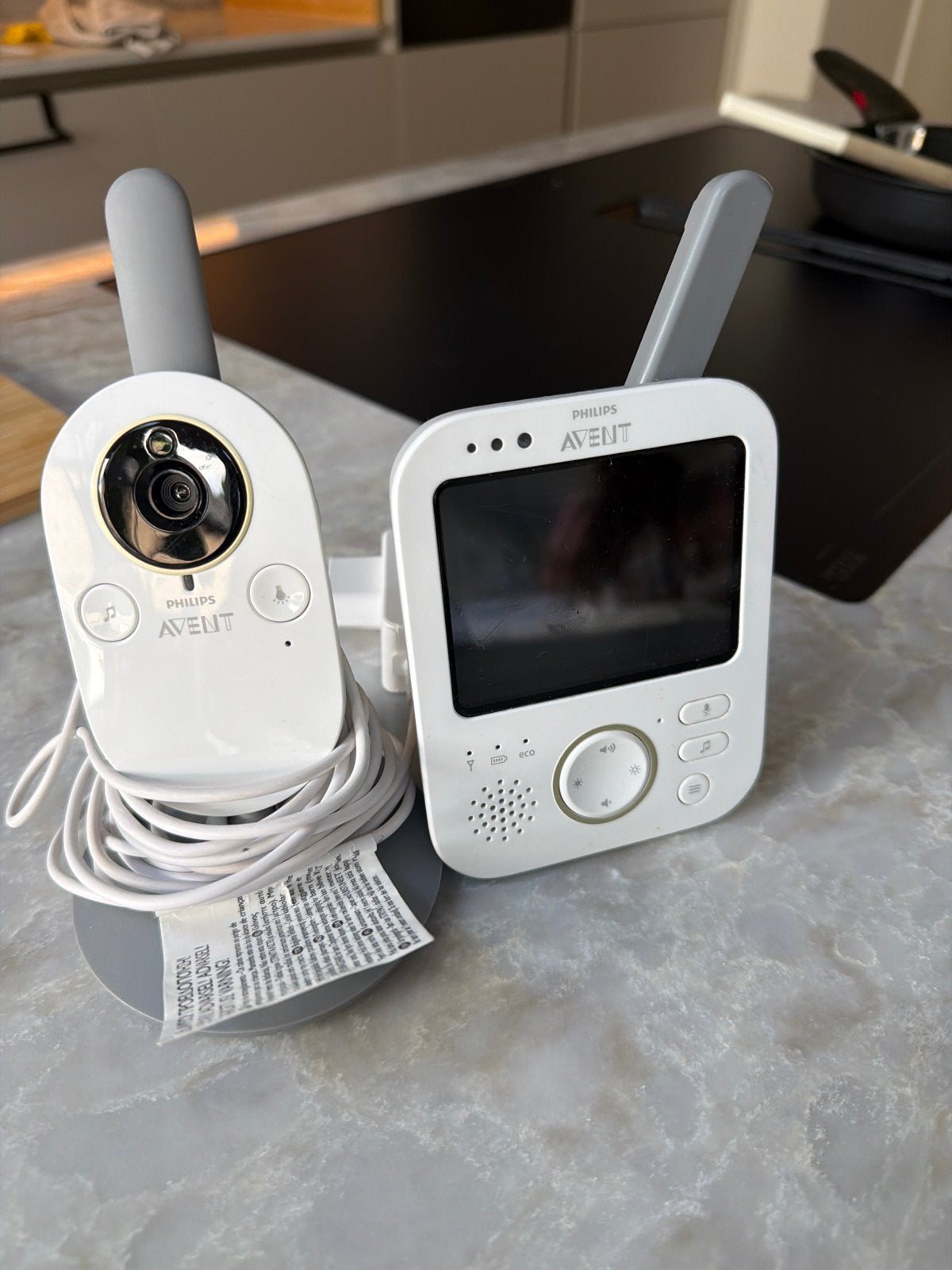 Philips Avent SCD845/26 Video Babyfoon met Camera en Terugsp, Ophalen, Gebruikt, 250 meter of meer, Camera