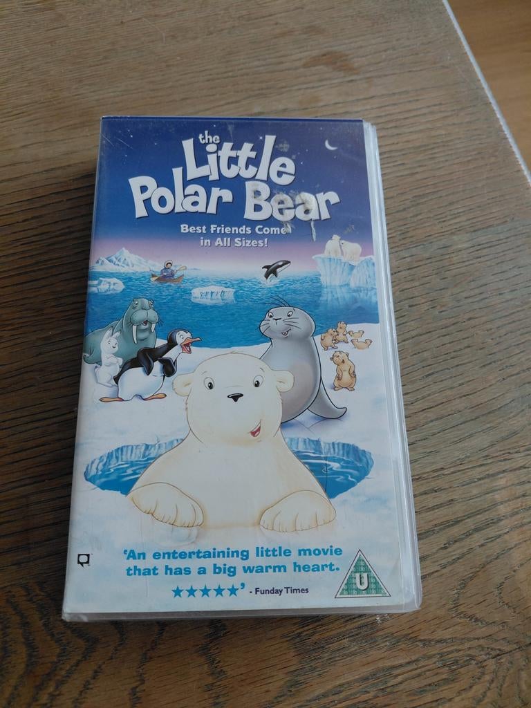 The Little Polar Bear videoband. Kleine IJsbeer. Engels., Ophalen of Verzenden, Gebruikt, Tekenfilms en Animatie, Tekenfilm