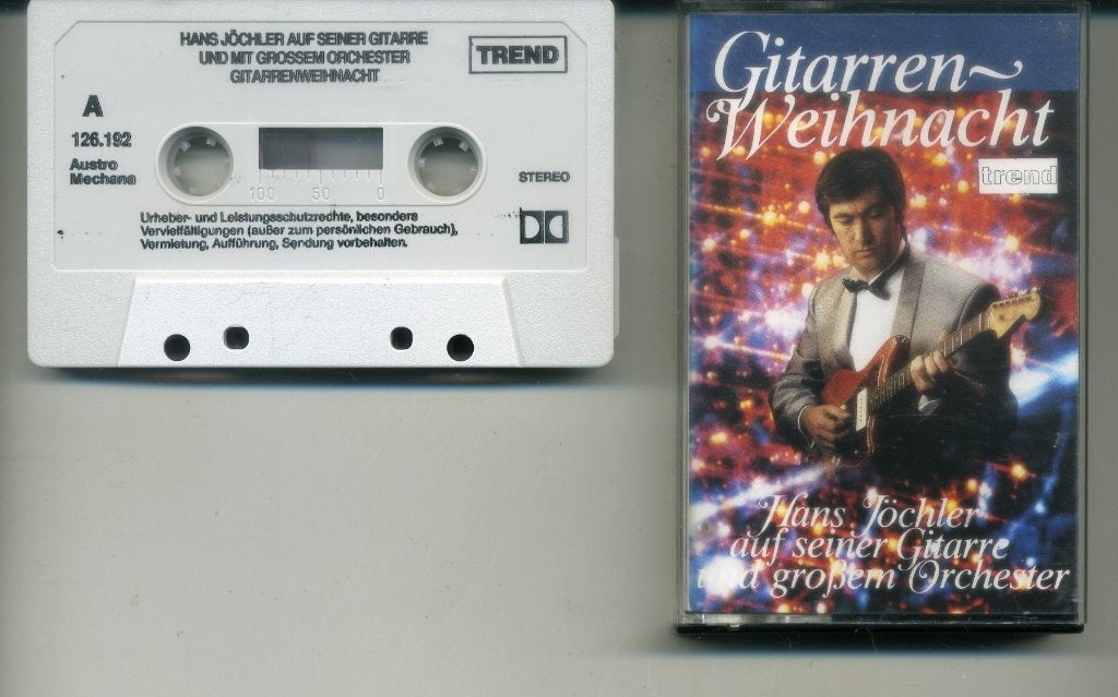 Hans Jöchler – Gitarrenweihnacht 12 nrs cassette ZGAN, Overige genres, 1 bandje, Ophalen of Verzenden, Zo goed als nieuw