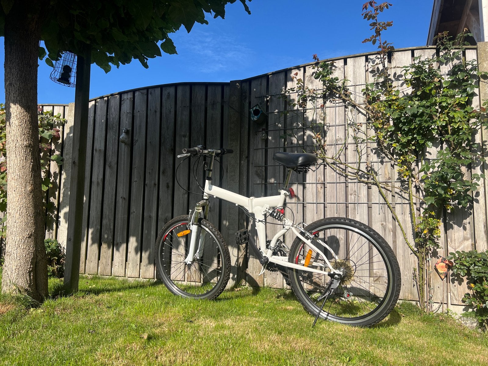 Opvouwbare fiets - vouwfiets, mountainbike, 20 inch of meer, Velgrem, Versnellingen, Zo goed als nieuw