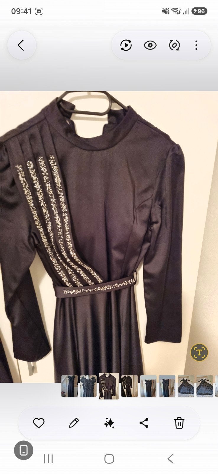 Nieuwe Avondjurk Maat 38/40, Maat 38/40 (M), Galajurk, Zwart, Nieuw