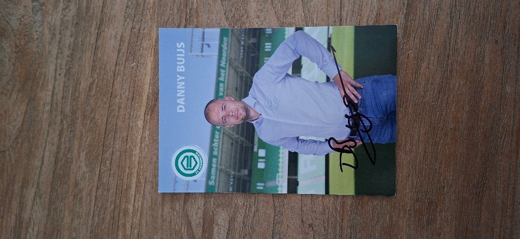 Spelerskaart met handtekening; Danny Buijs # FC Groningen, Ophalen of Verzenden, Nieuw, Overige binnenlandse clubs, Spelerskaart