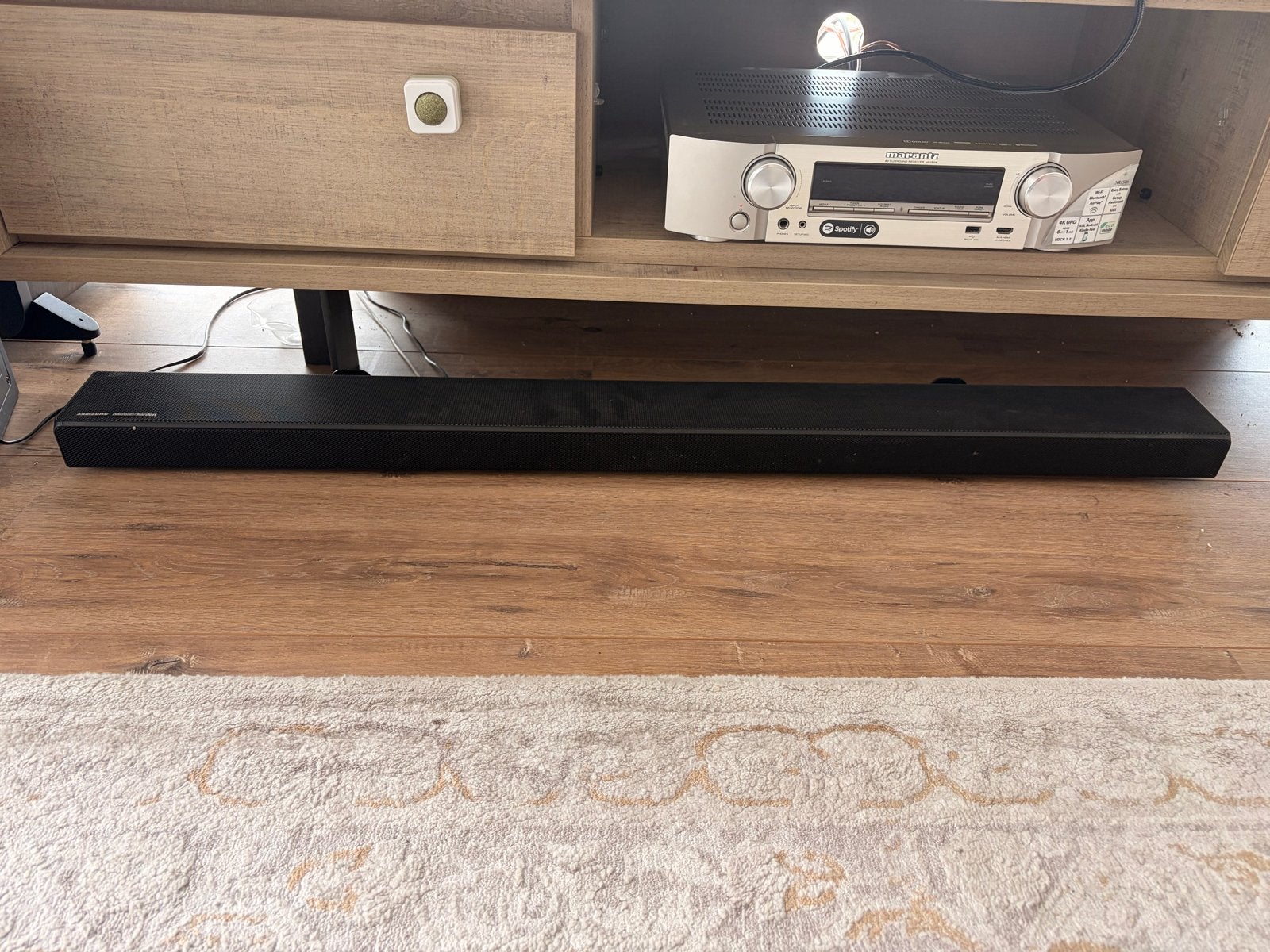 Samsung Harman/Kardon Soundbar HW Q60R met Subwoofer, Ophalen, Bluetooth, Zo goed als nieuw