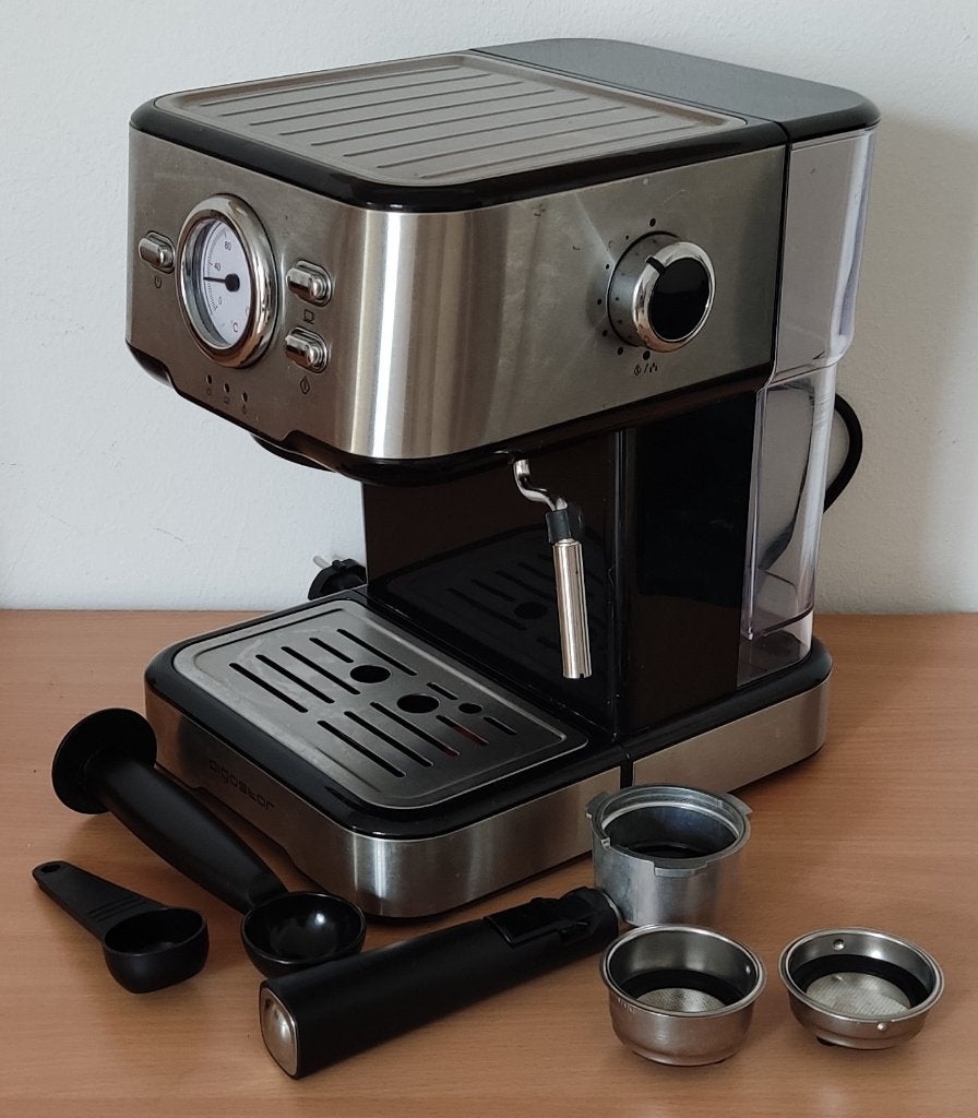 Aigostar Murphy 300105A0T – Piston Espressomachine, Espresso apparaat, Gemalen koffie, Ophalen of Verzenden, Zo goed als nieuw