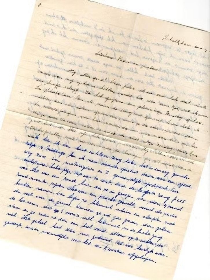 Brief Schalkhaar naar Wijlre Klinkenberg 1951., Verzamelen, Ophalen of Verzenden, Zo goed als nieuw