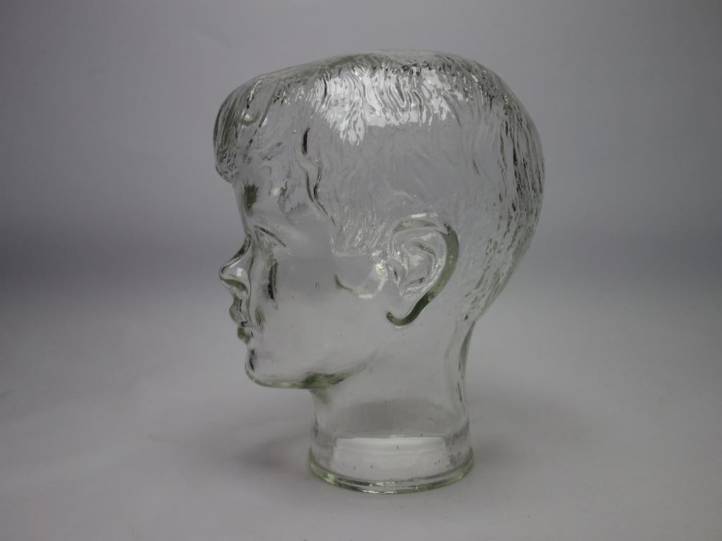 Vintage retro seventies glazen kinder hoofd, Verzamelen, Retro, Ophalen of Verzenden, Overige typen