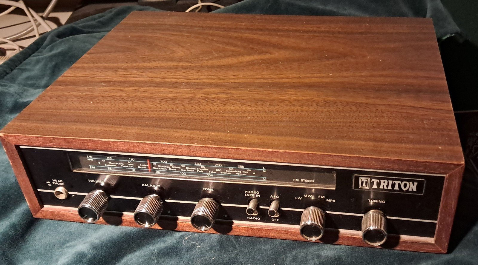 Vintage kleine versterker triton, Audio, Tv en Foto, Ophalen of Verzenden, Speakers