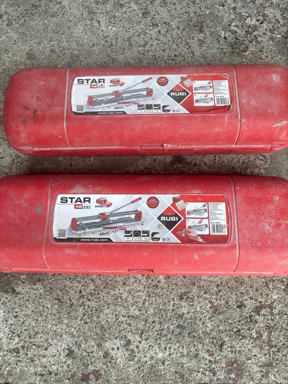 Rubi Star 42 N Tegelsnijder - 42cm, F, Gebruikt, Snijgereedschap, Ophalen