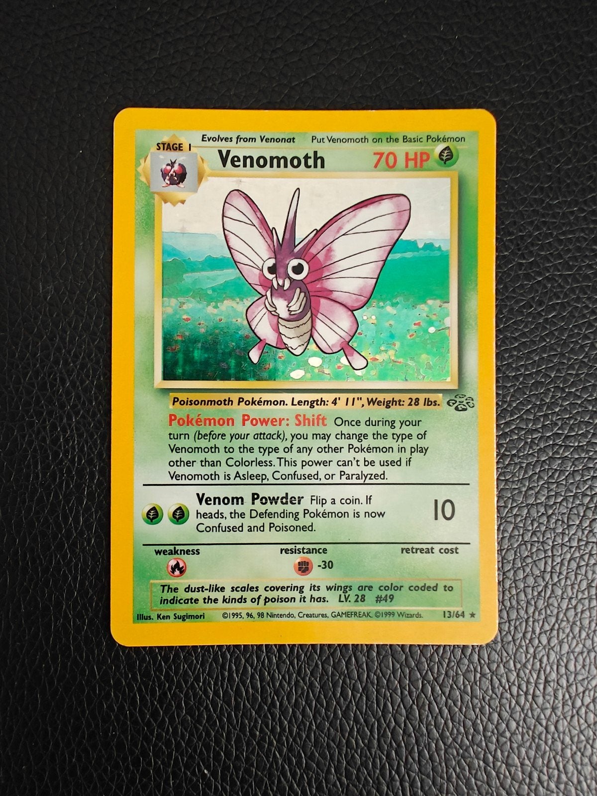 Venomoth Jungle holo, Ophalen of Verzenden, Zo goed als nieuw