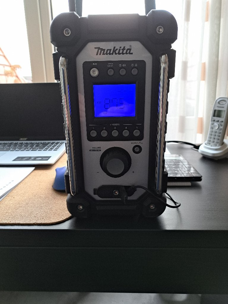 Makita Bouwradio - Zo goed als nieuw, Audio, Tv en Foto, Radio's, Ophalen, Zo goed als nieuw, Bouwradio