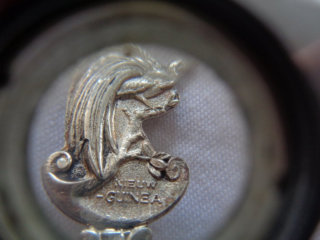zilveren paradijs vogel als dover gemerkt met zwaard, Antiek en Kunst, Antiek | Goud en Zilver, Ophalen of Verzenden, Zilver