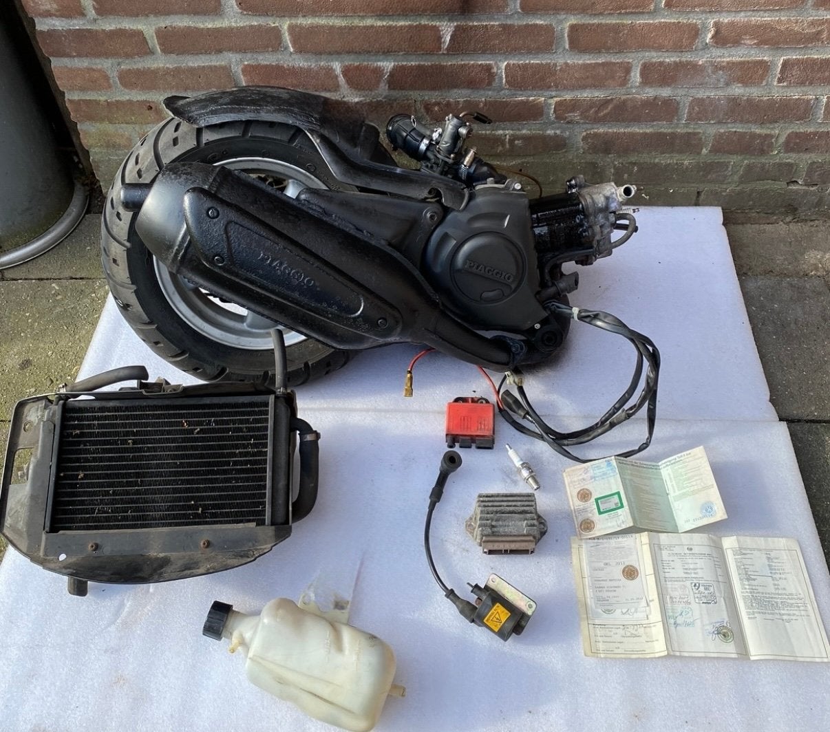 Piaggio Hexagon 125cc blok, Fietsen en Brommers, Brommeronderdelen | Scooters, Ophalen of Verzenden, Gebruikt