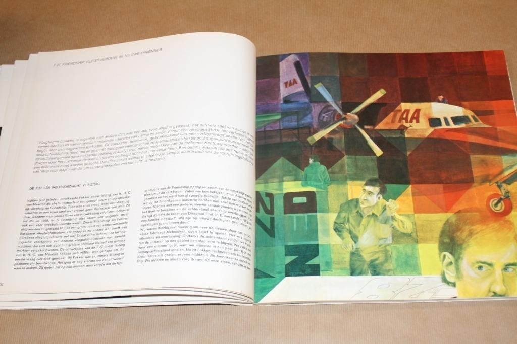 Fokker 50 Jaar — Jubileumboek Vliegtuigfabriek 1969, Gebruikt, Schaalmodel, -, -