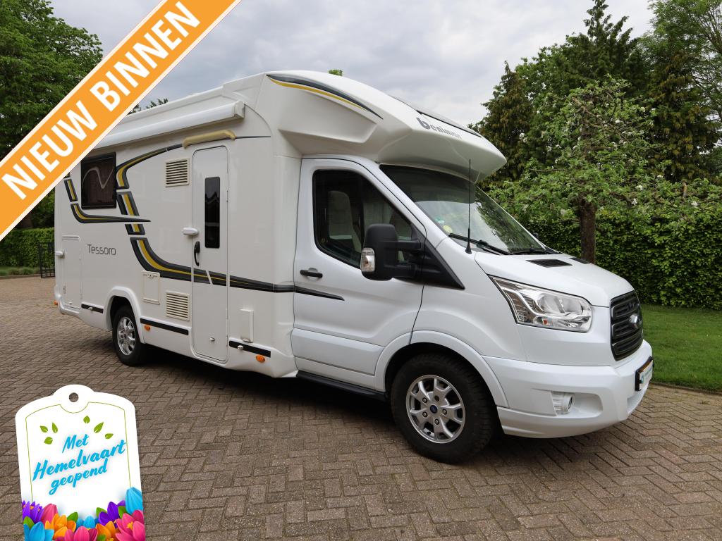 Benimar Tessoro 495 QUEENSBED + HEFBED, Niet ingevuld, Koelkast, Ringverwarming, Luifel